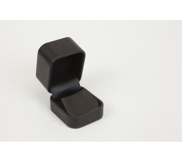 Austin Collection Black Leatherette, Earring Box 2' x 2 3/8' x 1 3/4' H